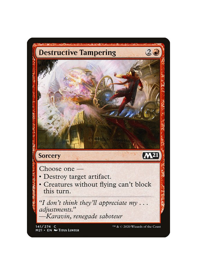 Destructive Tampering - Foil