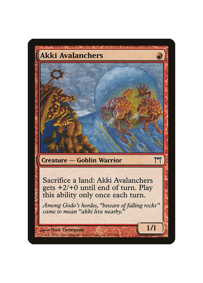 Akki Avalanchers - Foil