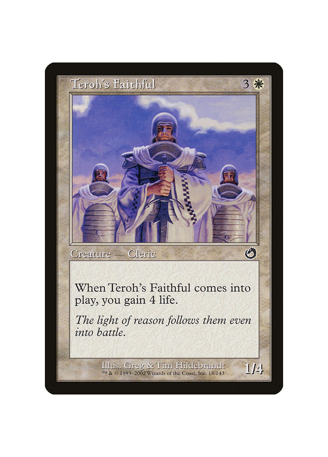 Teroh's Faithful - Foil
