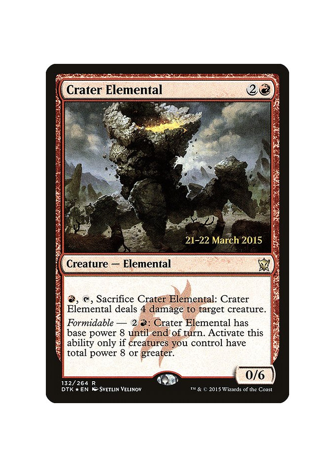 Crater Elemental - Foil