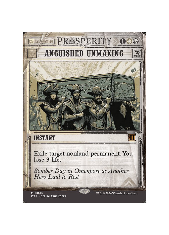 Anguished Unmaking - Foil