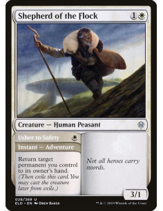 Shepherd of the Flock // Usher to Safety - Foil