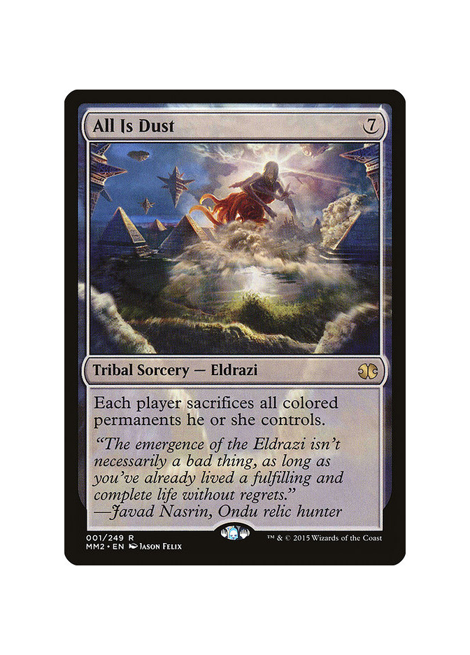 All Is Dust - Foil