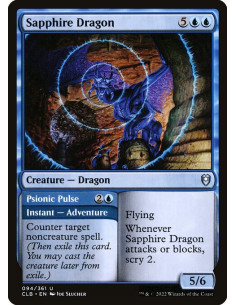 Sapphire Dragon // Psionic Pulse - Foil