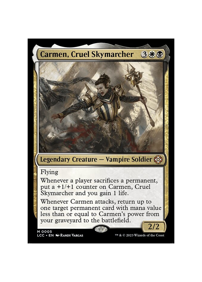 Carmen, Cruel Skymarcher - Foil