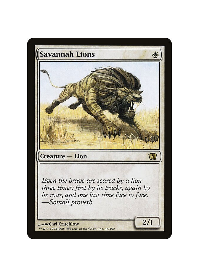 Savannah Lions - Foil
