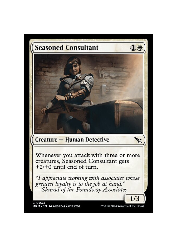 Seasoned Consultant