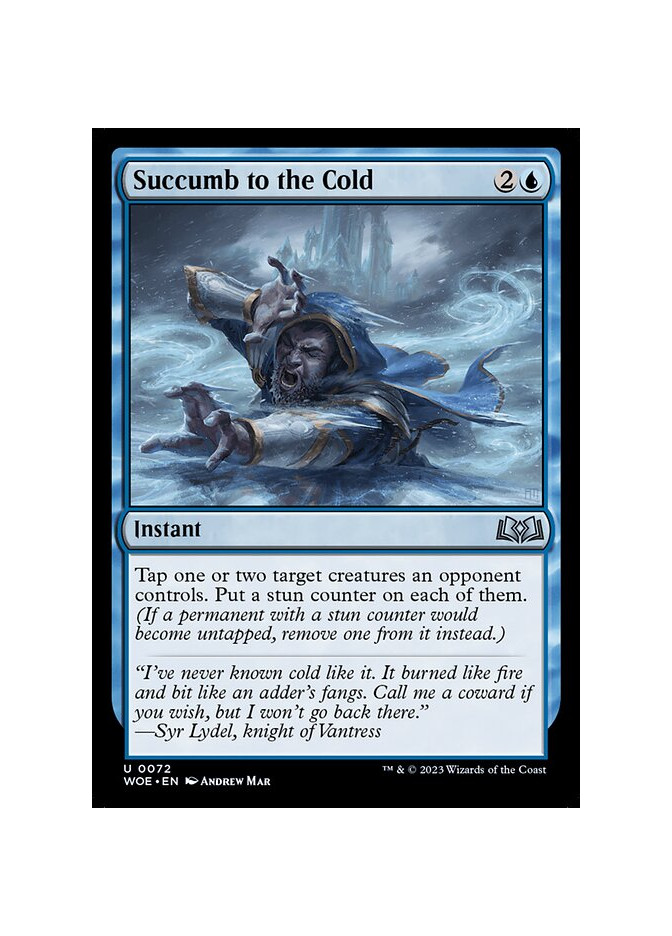 Succumb to the Cold - Foil