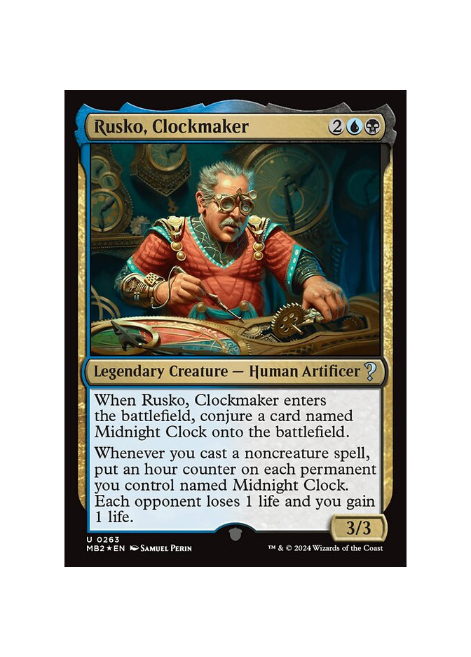 Rusko, Clockmaker - Foil