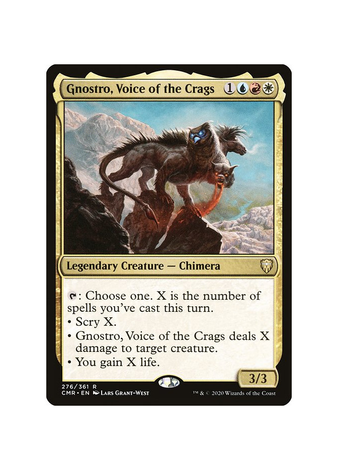 Gnostro, Voice of the Crags