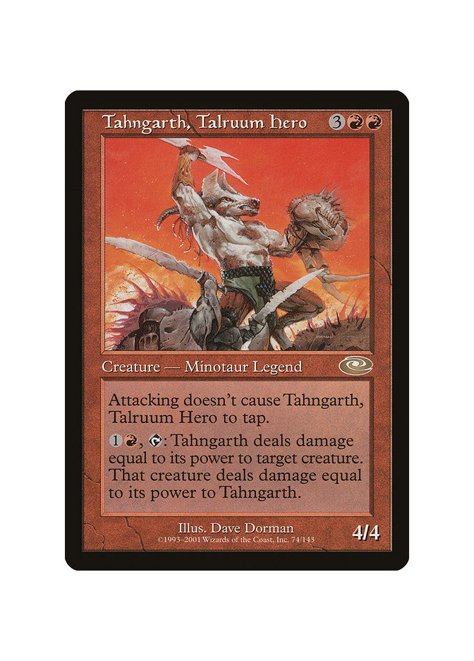 Tahngarth, Talruum Hero