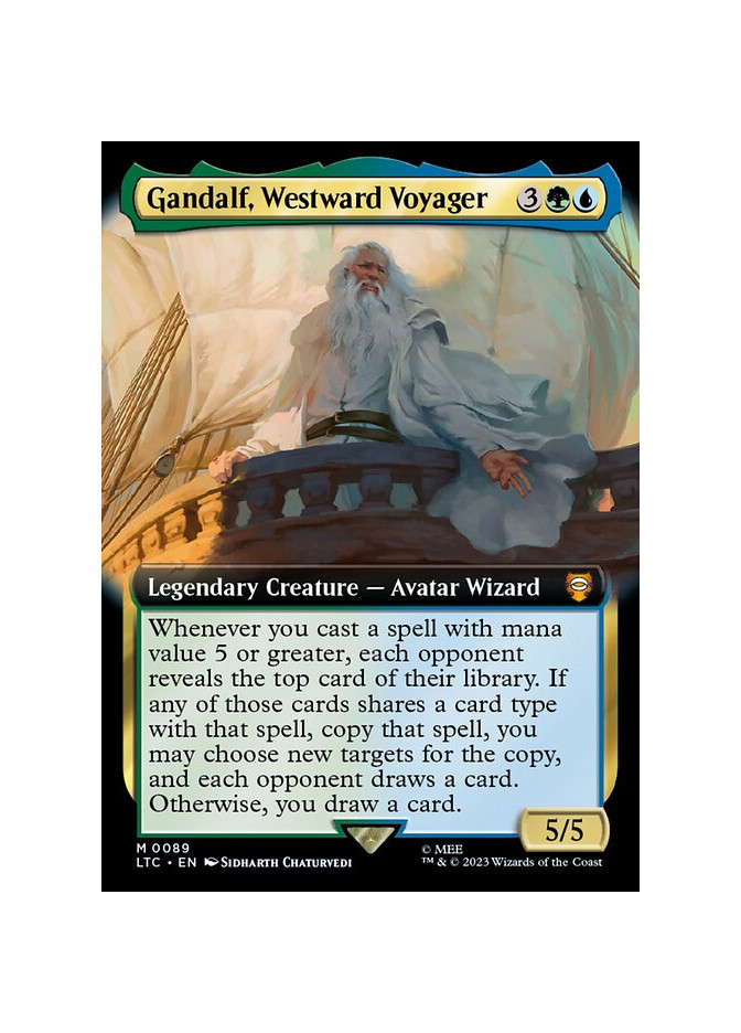 Gandalf, Westward Voyager - Foil