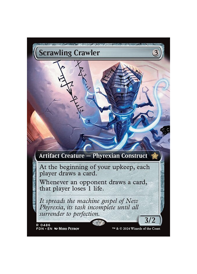 Scrawling Crawler - Foil