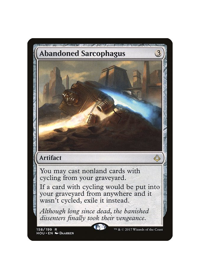 Abandoned Sarcophagus