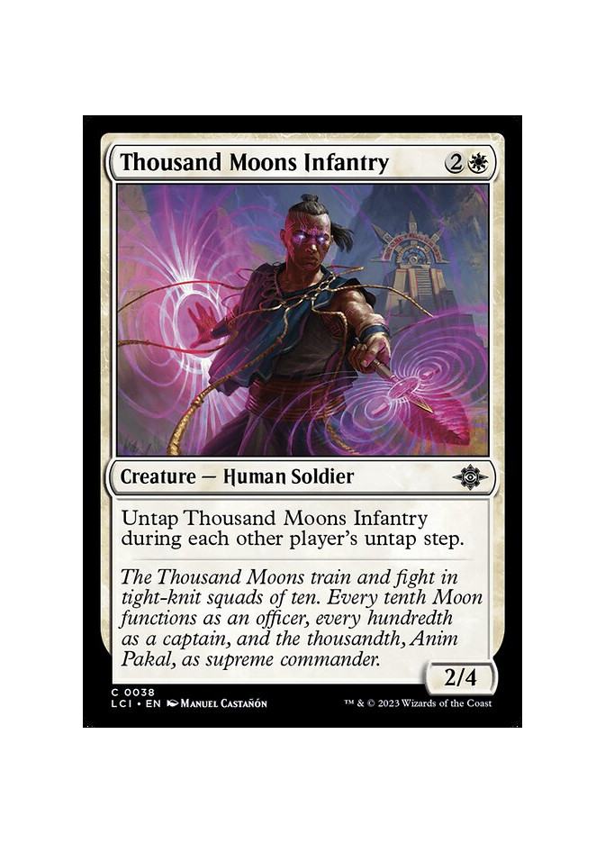 Thousand Moons Infantry