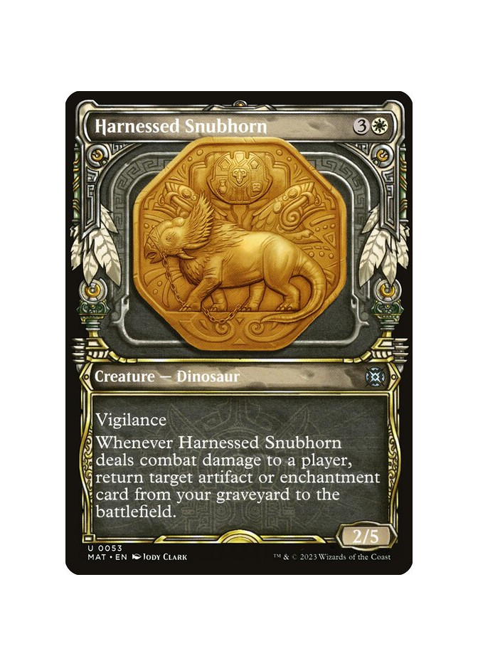 Harnessed Snubhorn - Foil