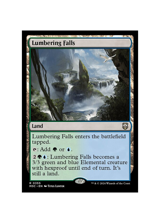 Lumbering Falls