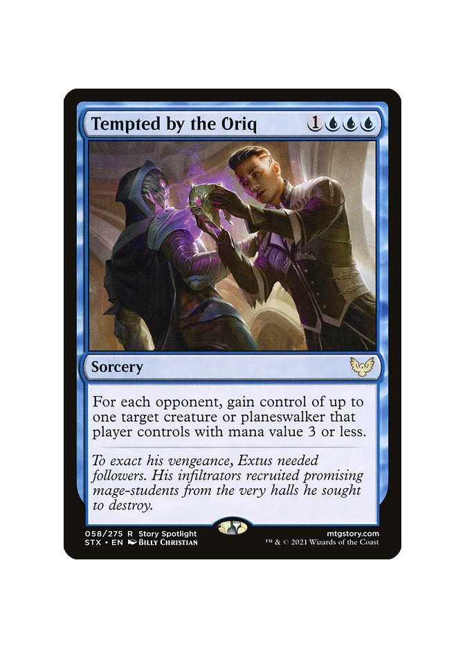 Tempted by the Oriq