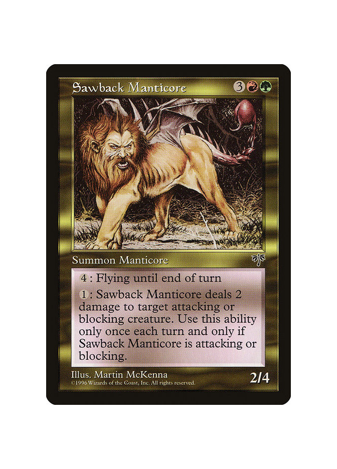 Sawback Manticore