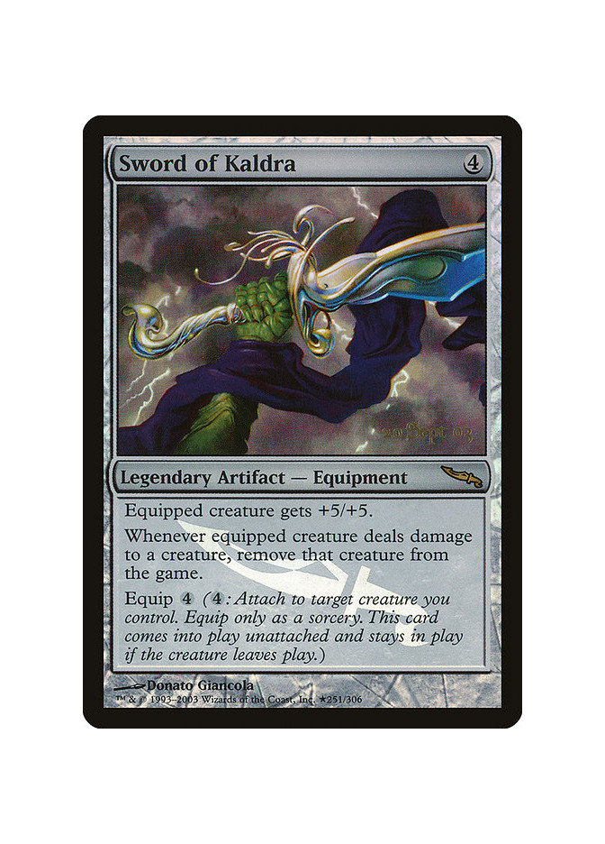 Sword of Kaldra - Foil