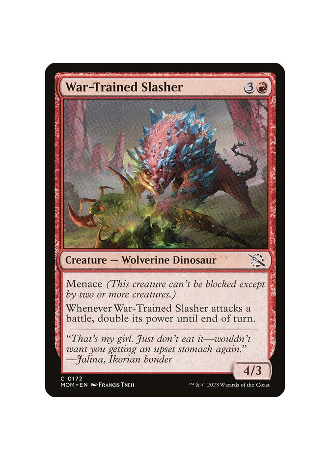 War-Trained Slasher - Foil