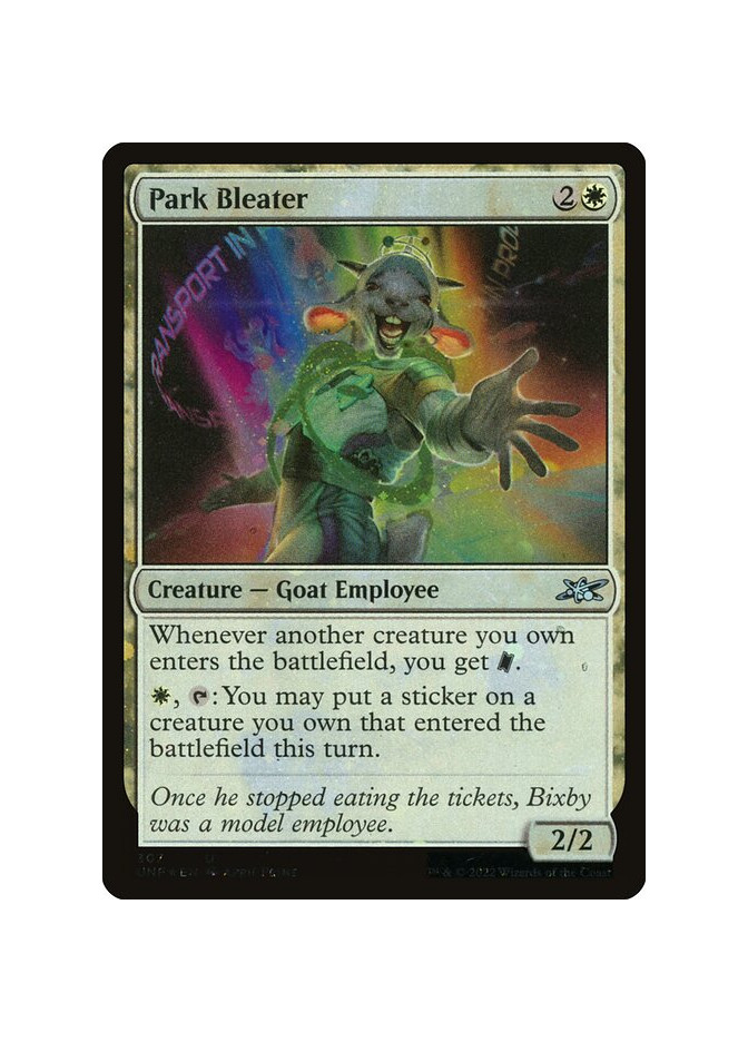 Park Bleater - Foil
