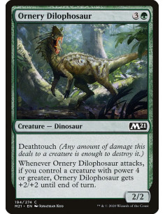 Ornery Dilophosaur - Foil