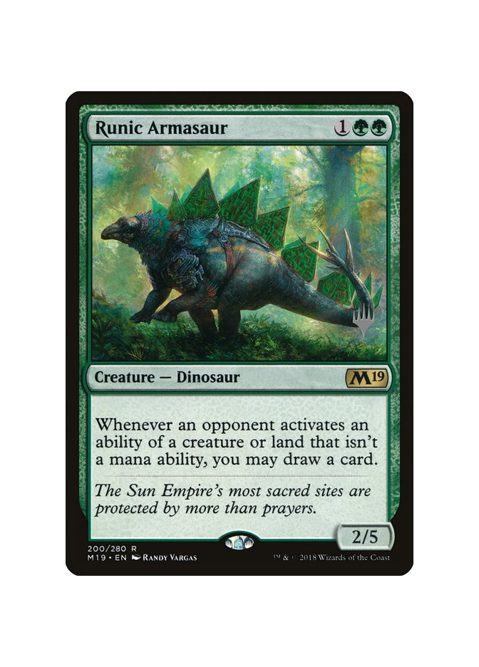 Runic Armasaur - Foil