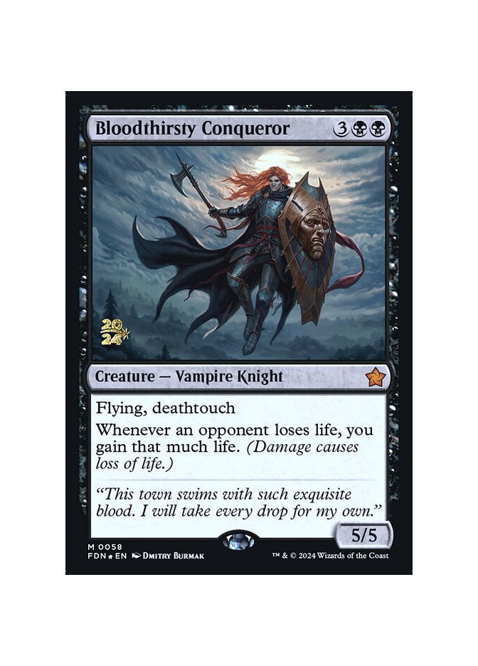 Bloodthirsty Conqueror - Foil