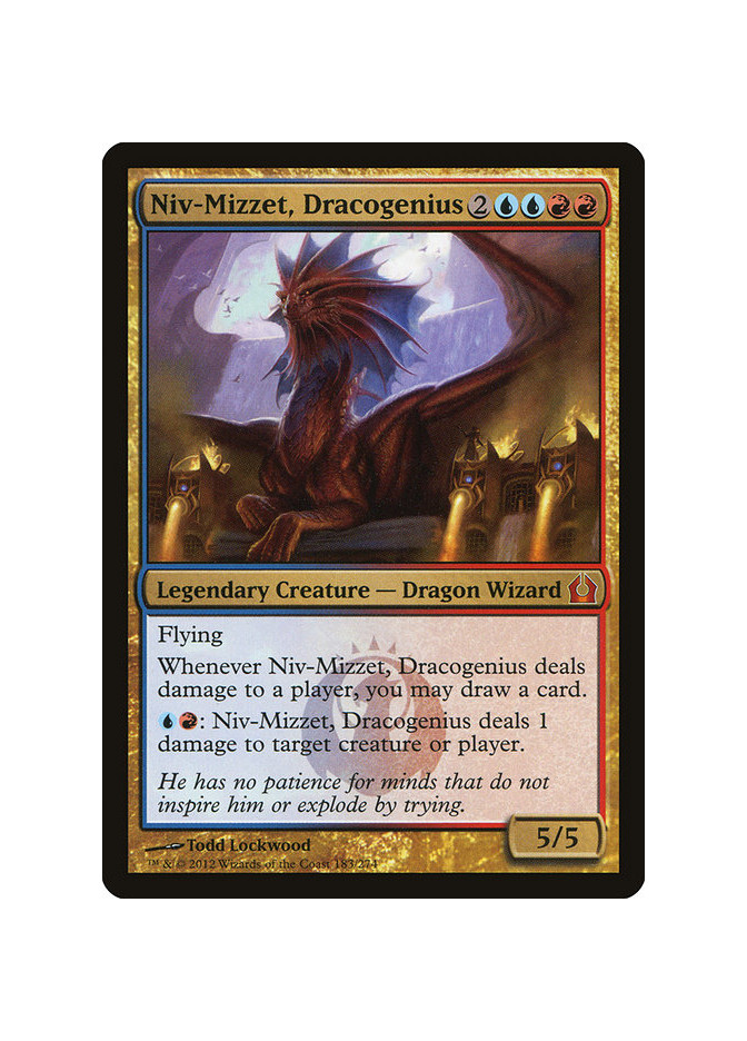 Niv-Mizzet, Dracogenius - Foil