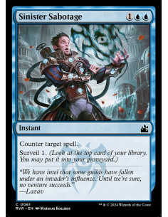 Sinister Sabotage - Foil