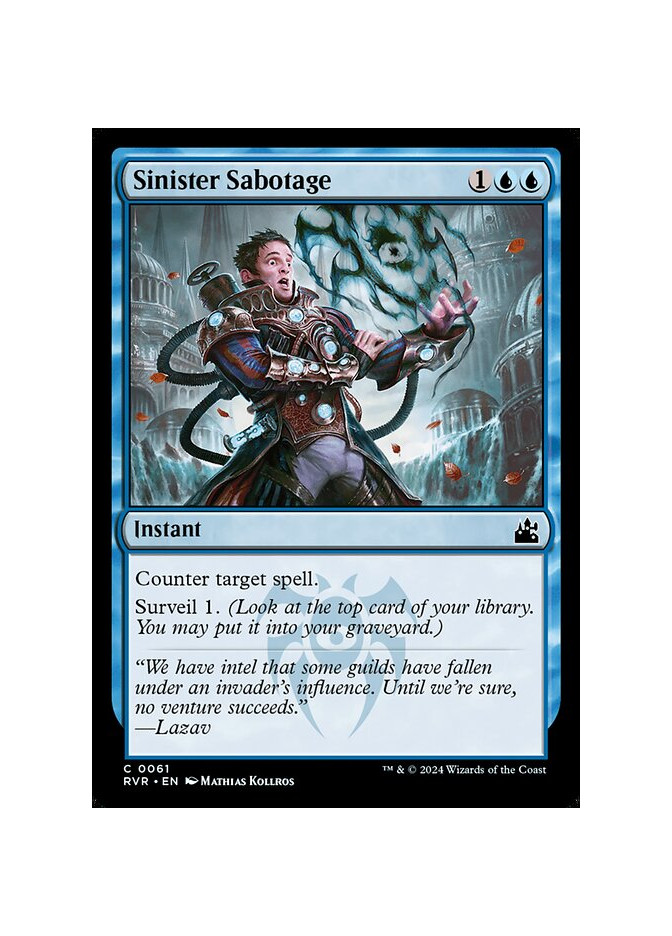 Sinister Sabotage - Foil