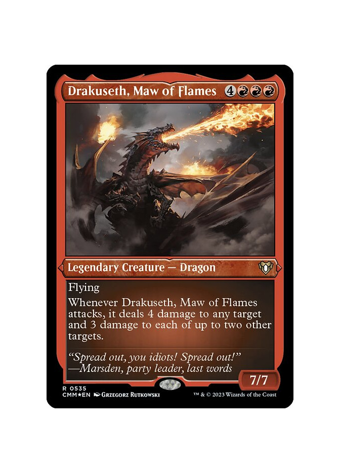 Drakuseth, Maw of Flames - Foil