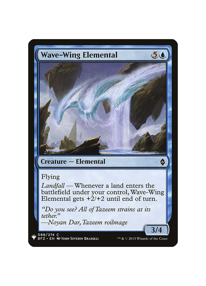 Wave-Wing Elemental