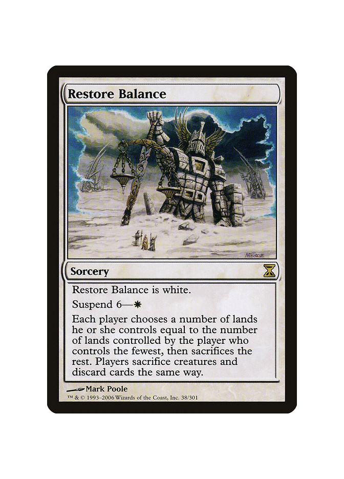 Restore Balance - Foil