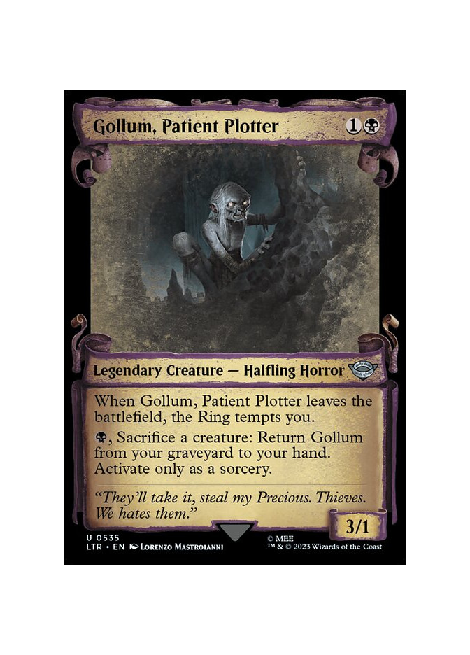 Gollum, Patient Plotter - Foil