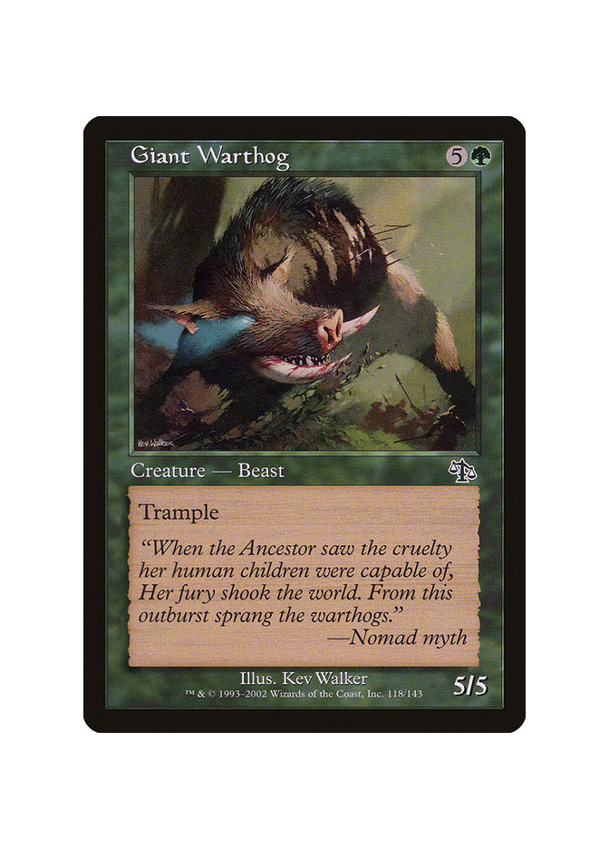 Giant Warthog - Foil