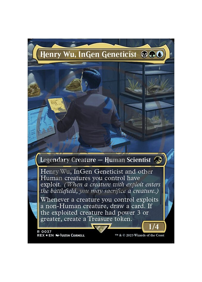 Henry Wu, InGen Geneticist - Foil