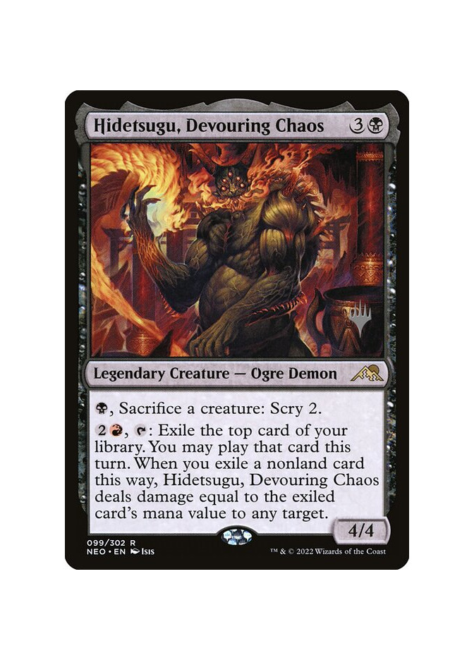 Hidetsugu, Devouring Chaos - Foil