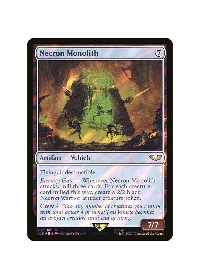 Necron Monolith - Foil