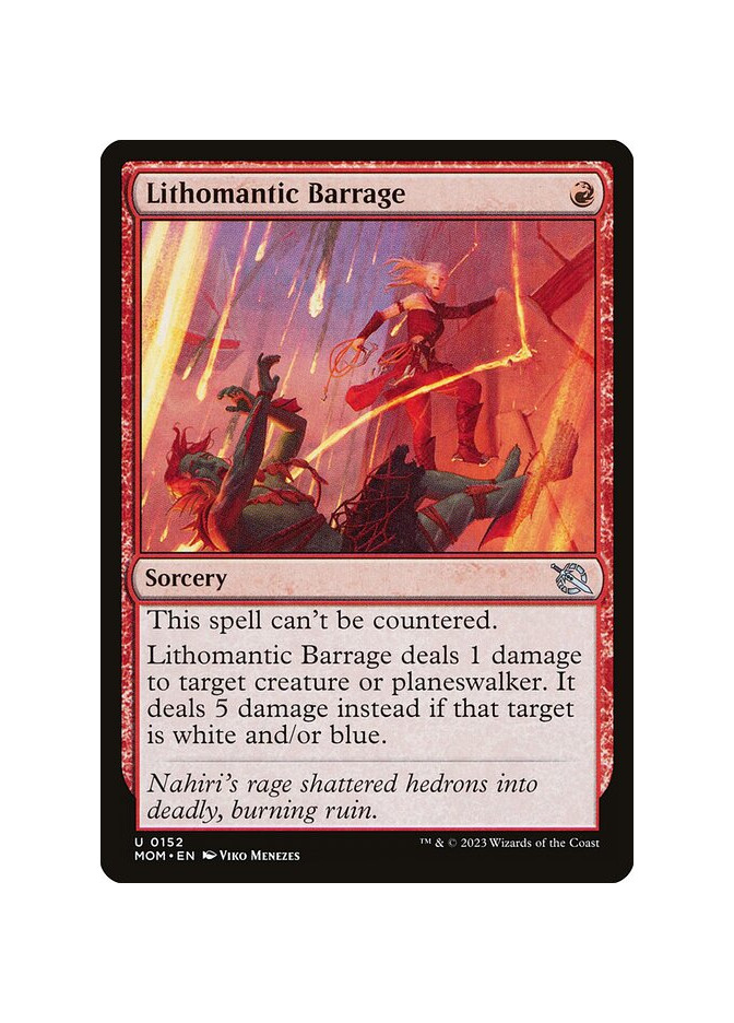 Lithomantic Barrage - Foil