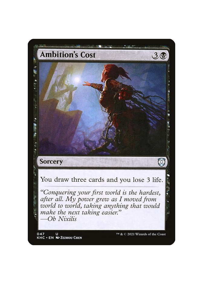 Ambition's Cost