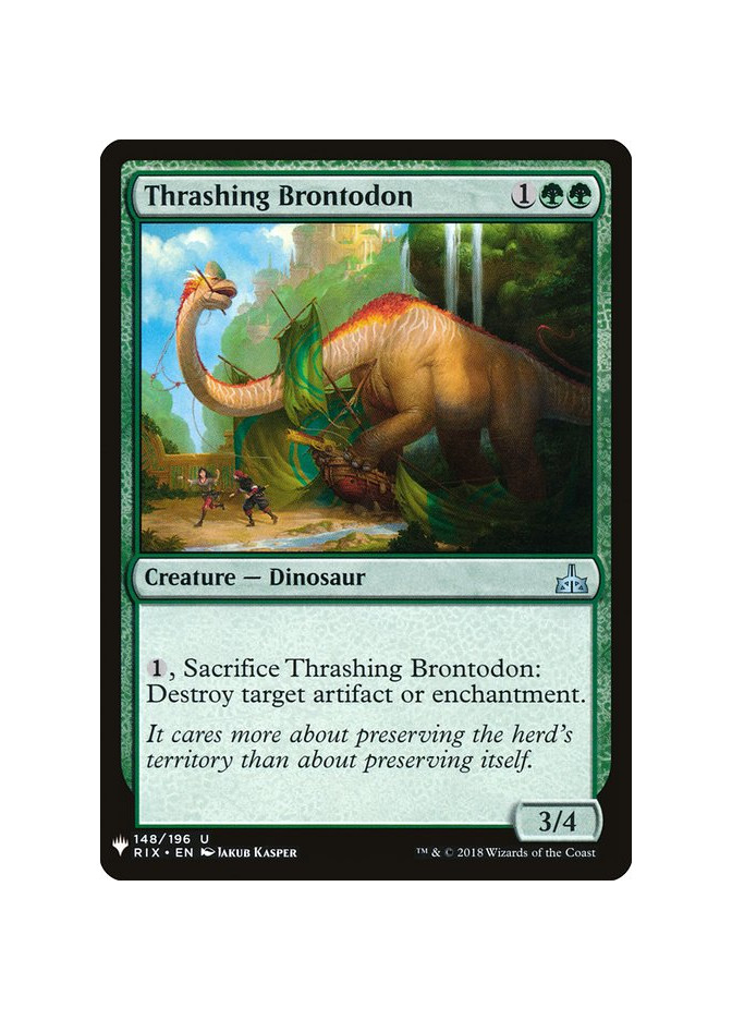 Thrashing Brontodon