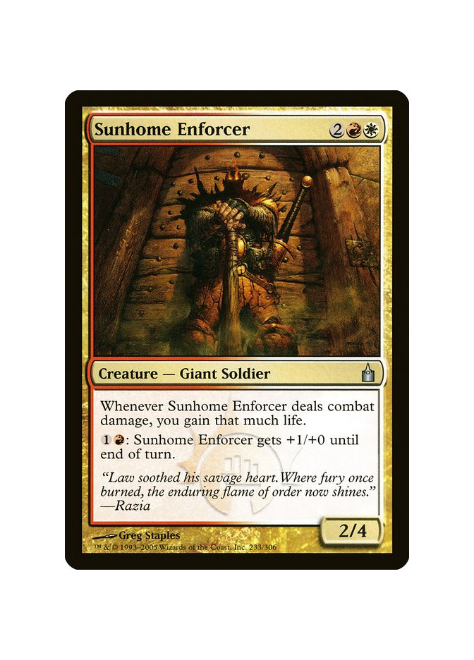 Sunhome Enforcer - Foil
