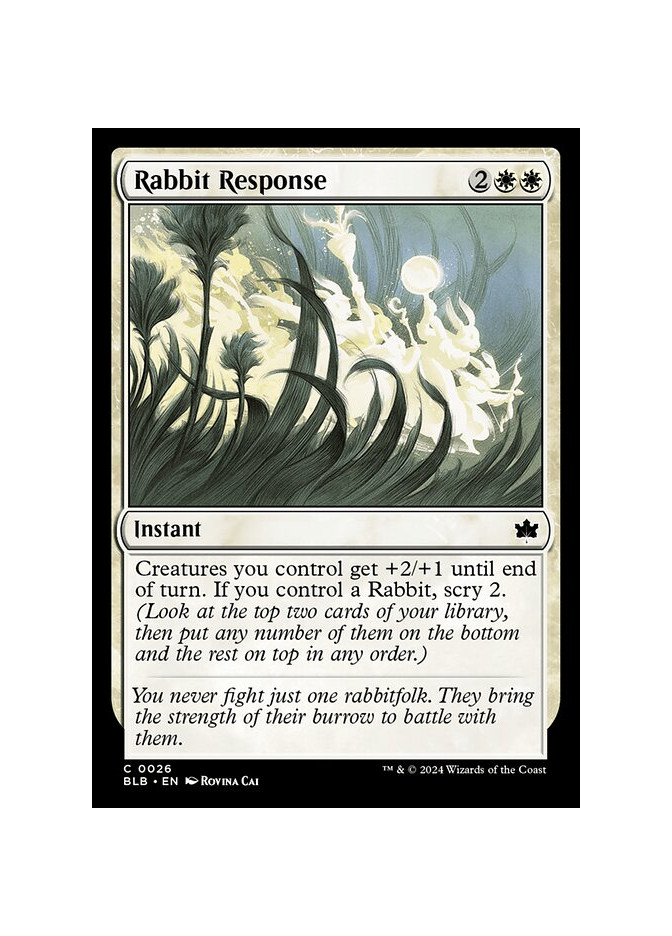 Rabbit Response - Foil