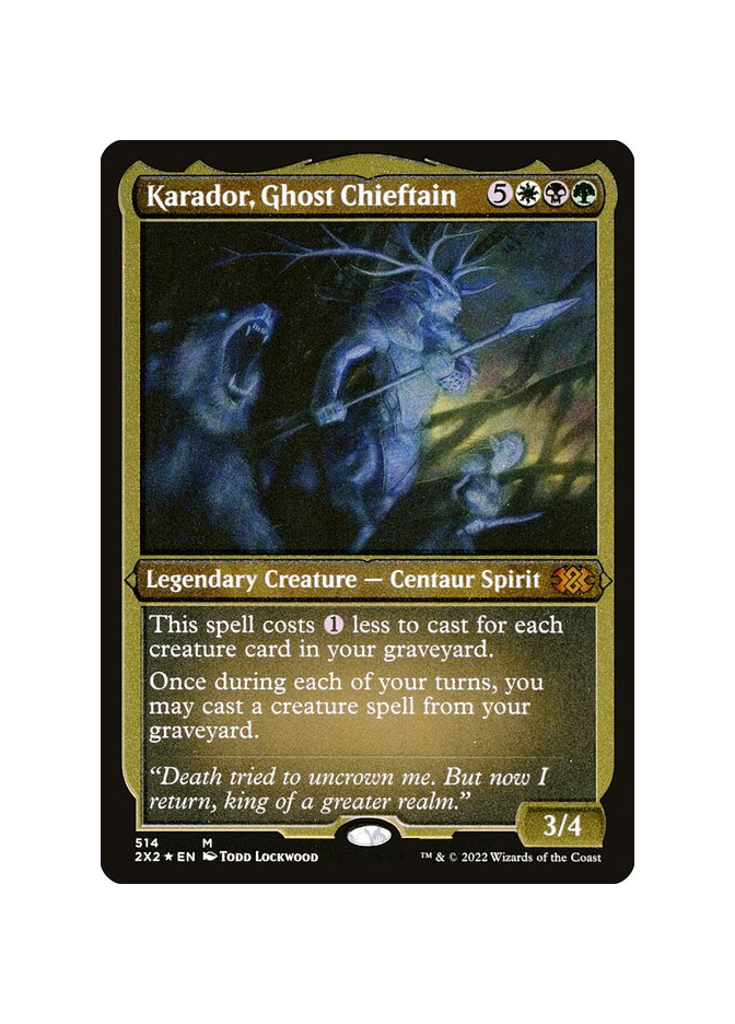 Karador, Ghost Chieftain - Foil