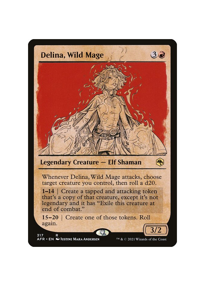 Delina, Wild Mage - Foil