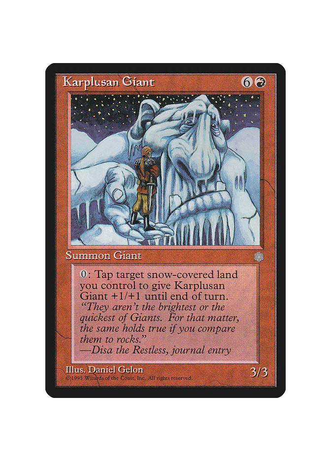 Karplusan Giant
