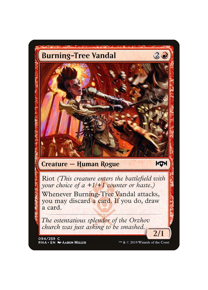 Burning-Tree Vandal