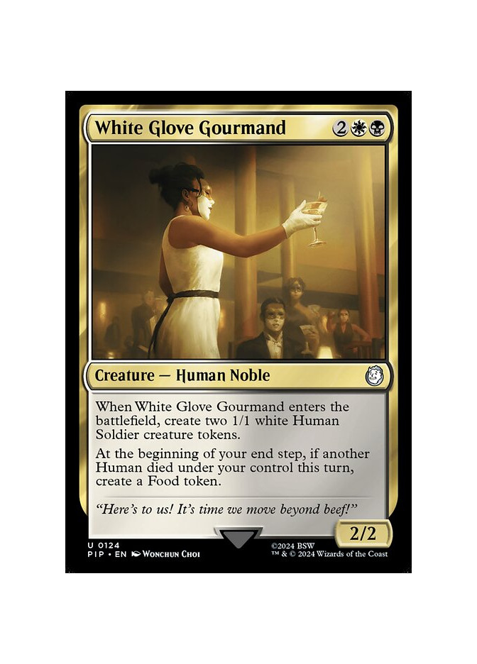 White Glove Gourmand - Foil